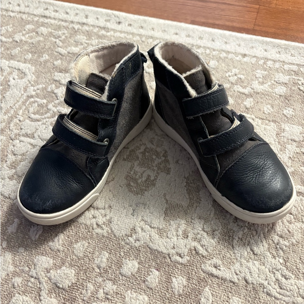 UGG Kids Black and White Sneakers